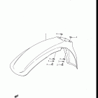 RM250 1984-1985 Переднее крыло