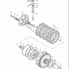 DR250 1985 Сцепление