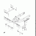 RM80 1983-1985 Rear swinging arm (model d)