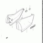 GS450L 1985-1988 Обтекатель рамы