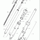 GS450GA 1985 Передняя вилка