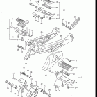GS700E, ES, 1985 Подножки