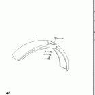 RM80 1983-1985 Переднее крыло