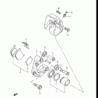 GS700E, ES, 1985 Передний суппорт тормозной