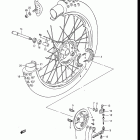 RM250 1984-1985 Front wheel (model e)