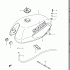GS700E, ES, 1985 Топливный бак