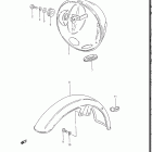GS450L 1985-1988 Housing headlamp - front fender