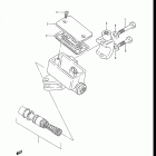 GS700E, ES, 1985 Front master cylinder (gs700esf)