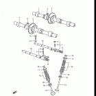 GS700E, ES, 1985 Распределительный вал-клапана