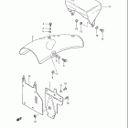 DR250 1985 Заднее крыло