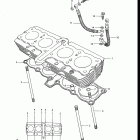 GS700E, ES, 1985 Цилиндр