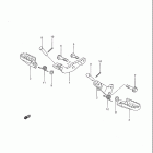 DR250 1985 Подножки