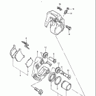 GS450GA 1985 Передний суппорт тормозной