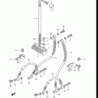 GS700E, ES, 1985 Front brake hose (gs700ef)