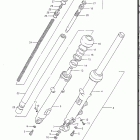 GS450L 1985-1988 Передняя вилка