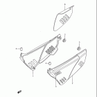 DR250 1985 Обтекатель рамы