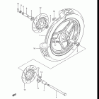 GS700E, ES, 1985 Переднее колесо