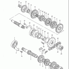 DR250 1985 Трансмиссия