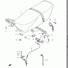 GS700E, ES, 1985 Сидение
