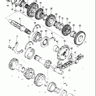 GS1150 ES3,ESE,EF,ESF,EF2,EG,ESG 84-86 Трансмиссия