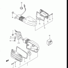 GS700E, ES, 1985 Сигналы поворота