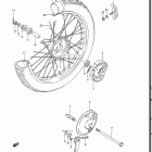 RM80 1983-1985 Переднее колесо