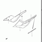 GS700E, ES, 1985 Frame cover (gs700esf)