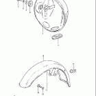 GS450GA 1985 Housing headlamp-front fender