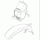 SP600 1985 Headlamp housing - front fender