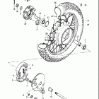 GS450GA 1985 Заднее колесо