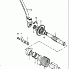 DR125 1984 Кик стартер
