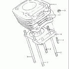 DR100 1983-1984 Цилиндр