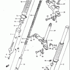 DR100 1983-1984 Front fork (model d)