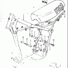 RM500 1983-1984 Frame - seat (model d)