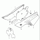 DR100 1983-1984 Frame cover (model d)