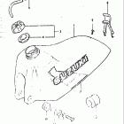 RM500 1983-1984 Fuel tank (model e)