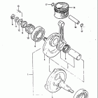 DR125 1984 Коленвал
