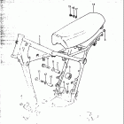 RM500 1983-1984 Frame - seat (model e)