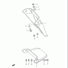 GS1100G 1982-1983 Rear fender extension (optional)
