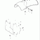 DR125 1982-1983 Заднее крыло