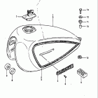 GS650GL 1983 Топливный бак