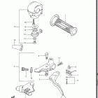 GS550E, ES 1983 Left handle switch (gs550esd)