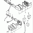 GS1100E,ES 1982-1983 Turn signal lamp (gs1100ez / ed)