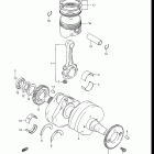 GR650, X TEMPTER 1983 Коленвал