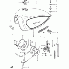 GS850GL 1982-1983 Fuel tank (model d)