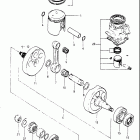 RM125 1983 Коленвал