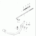 GN250 1982-1983 Задний тормоз