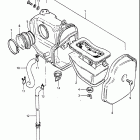 SP250 1982-1983 Воздухозаборник