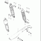 GN250 1982-1983 Chain case - shock absorber