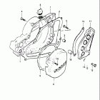 RM250 1982-1983 Крышки картера